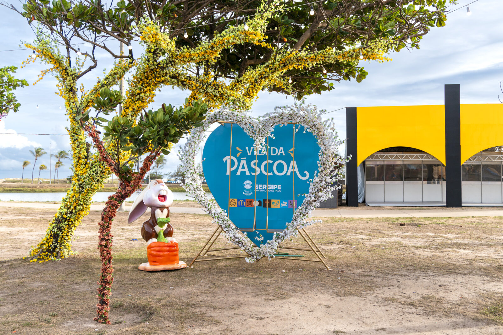 Montagem da Vila da Páscoa 2026 entra na reta final para receber sergipanos e turistas 1 Montagem da Vila da Pascoa 2026 entra na reta final para receber sergipanos e turistas