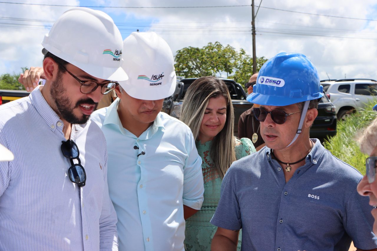 Iguá Sergipe avança nas obras do Guajará e alcança 10 km de rede coletora de esgoto implantada 2 Igua Governardo Mitidieri Guajara 2