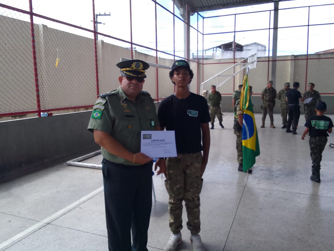 Veteranos do Exército inspiram novas gerações em cerimônia do Projeto Cívico-Militar Mirim. 6 IMG 20260712 WA0062