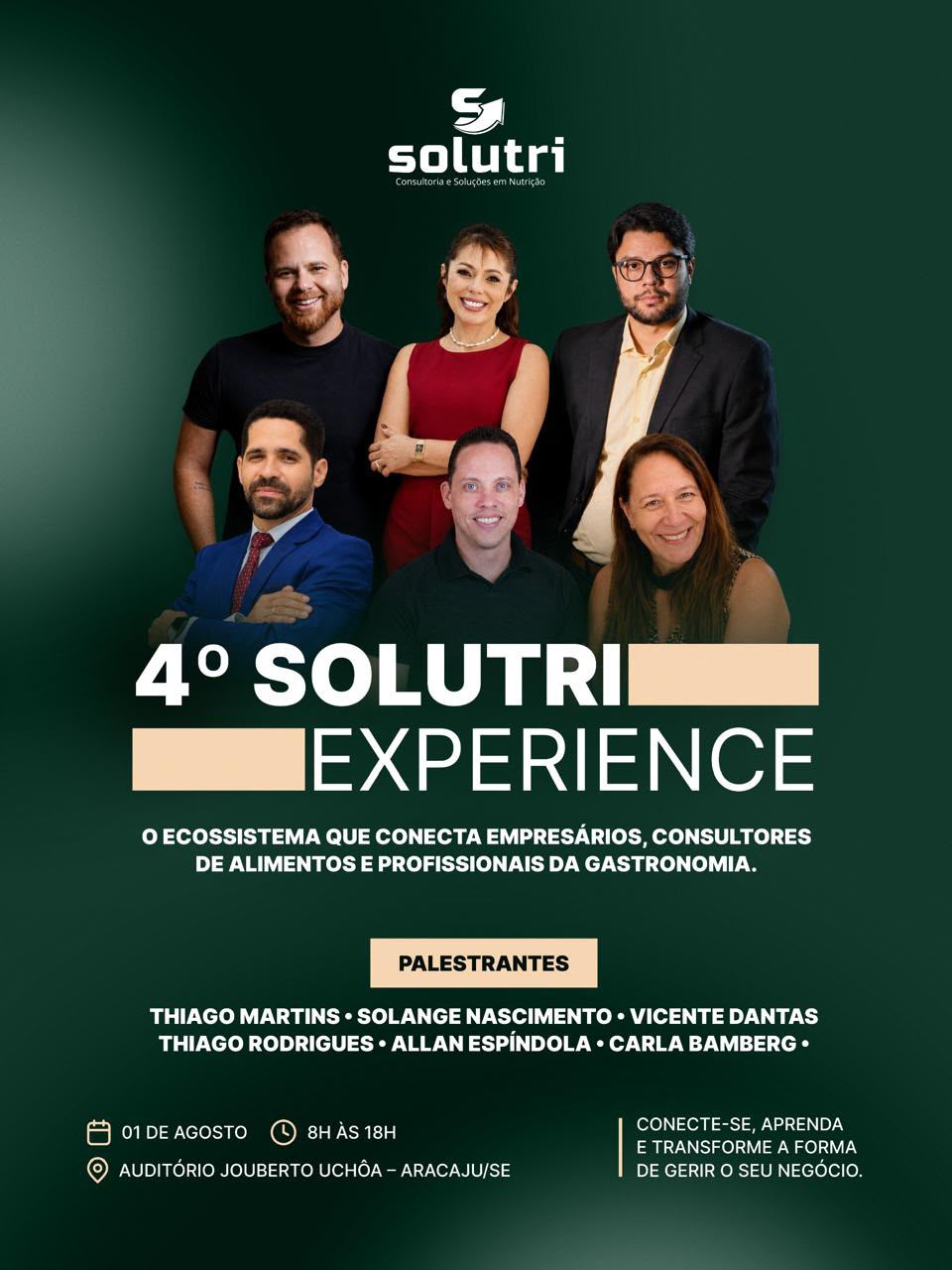 Solutri Experience reúne especialistas em Aracaju para debater gestão e inovação na gastronomia 1 a solutri