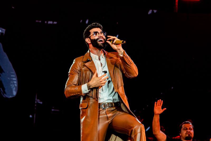 Leonardo, João Bosco & Vinícius e Gusttavo Lima fecham o Barretão 5 Gusttavo Lima no palco do Estádio na 71ª Festa do Peão de Barretos