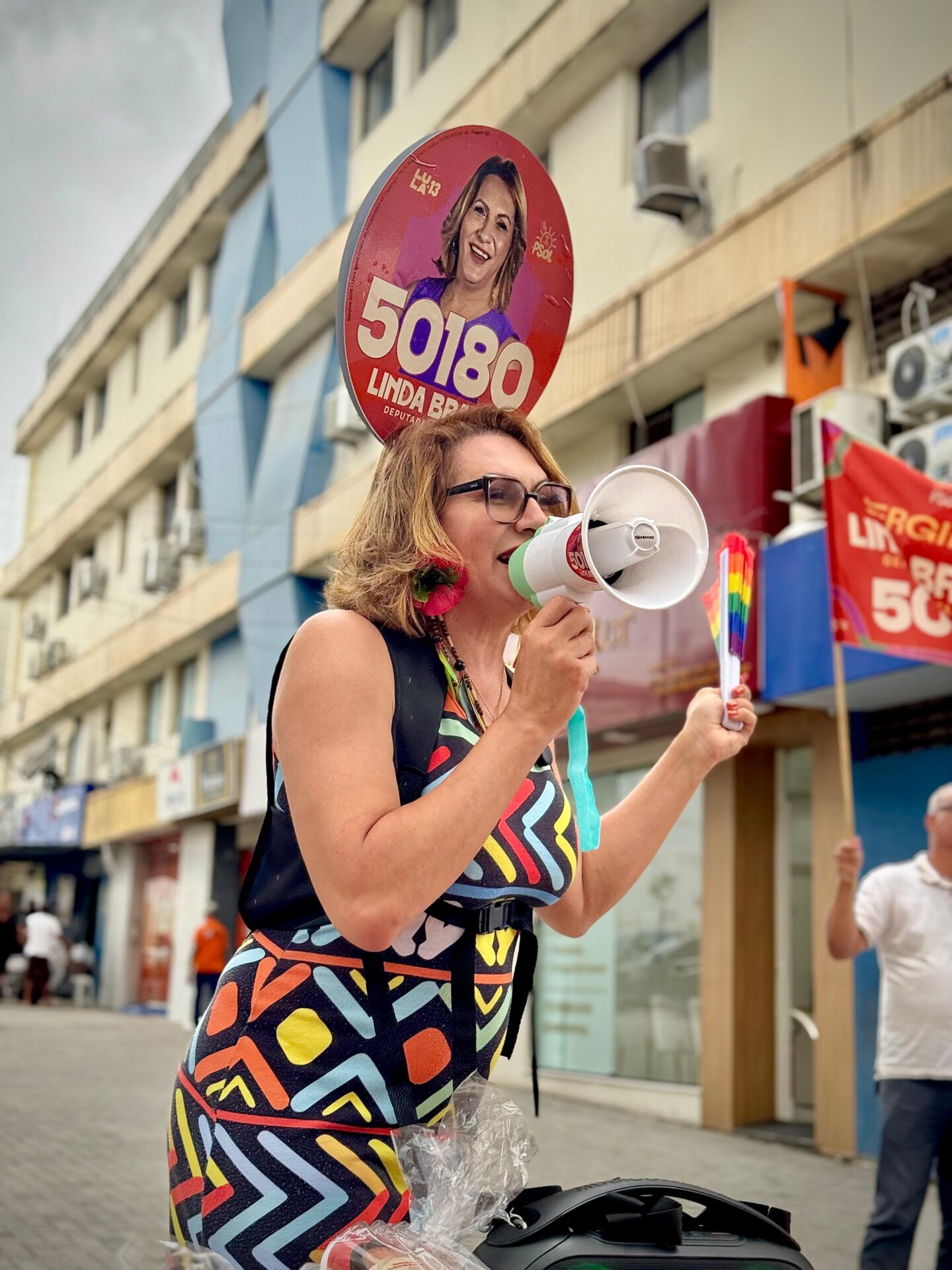 Linda Brasil em campanha pelo interior de Sergipe