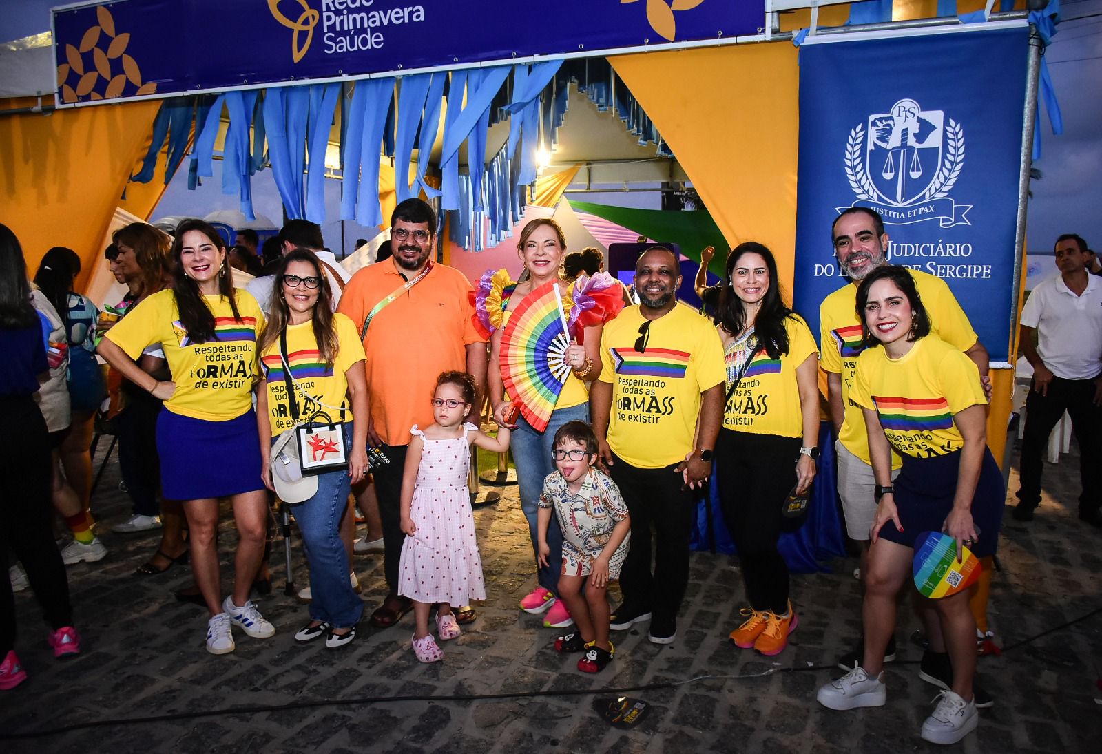 Desembargadora Iolanda Guimarães, presidente do TJSE, durante evento na Orla da Atalaia, em Aracaju