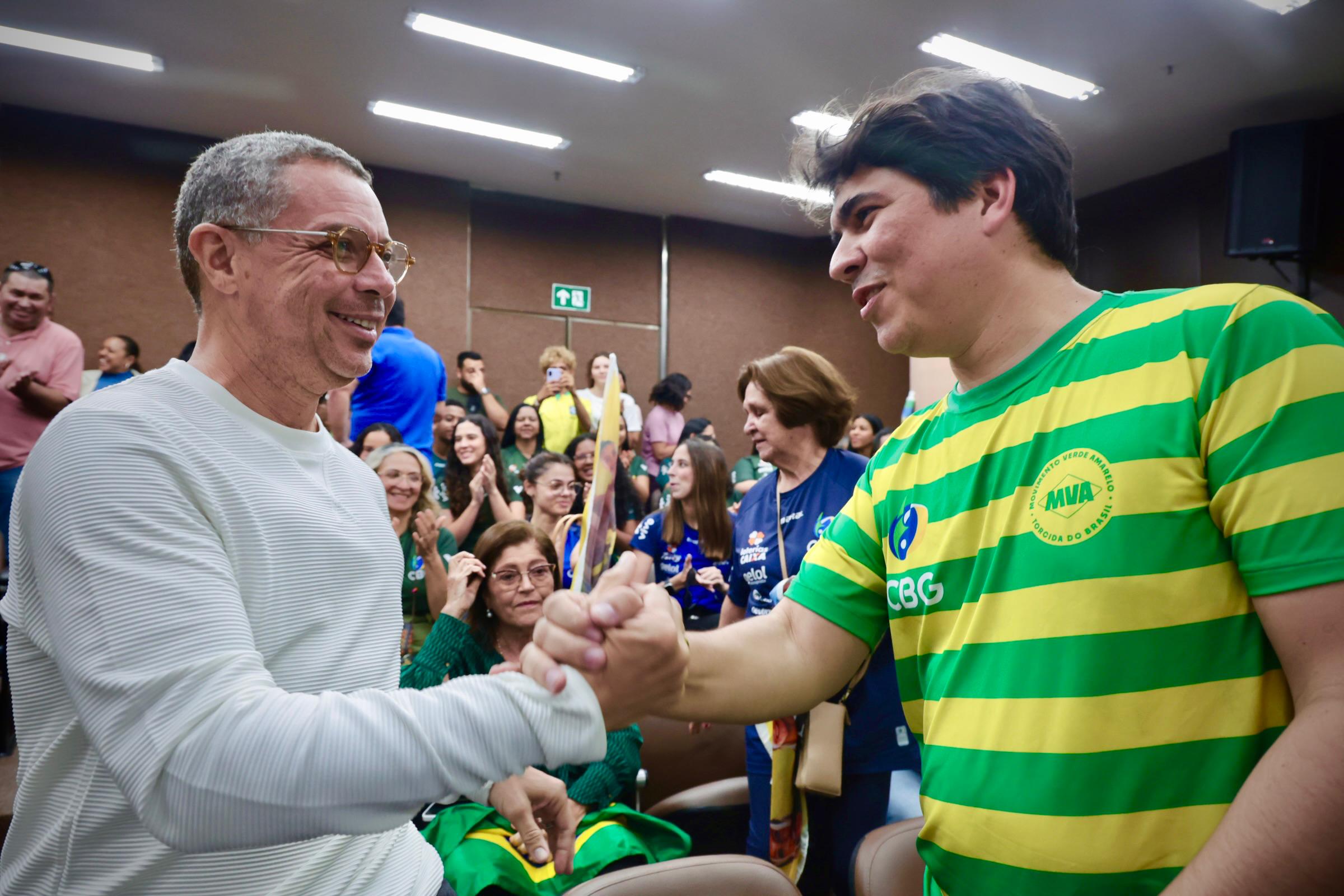 Campeãs mundiais de ginástica rítmica são recebidas no Palácio dos Despachos 7 Seleção Brasileira de Ginástica Rítmica recebida no Palácio dos Despachos
