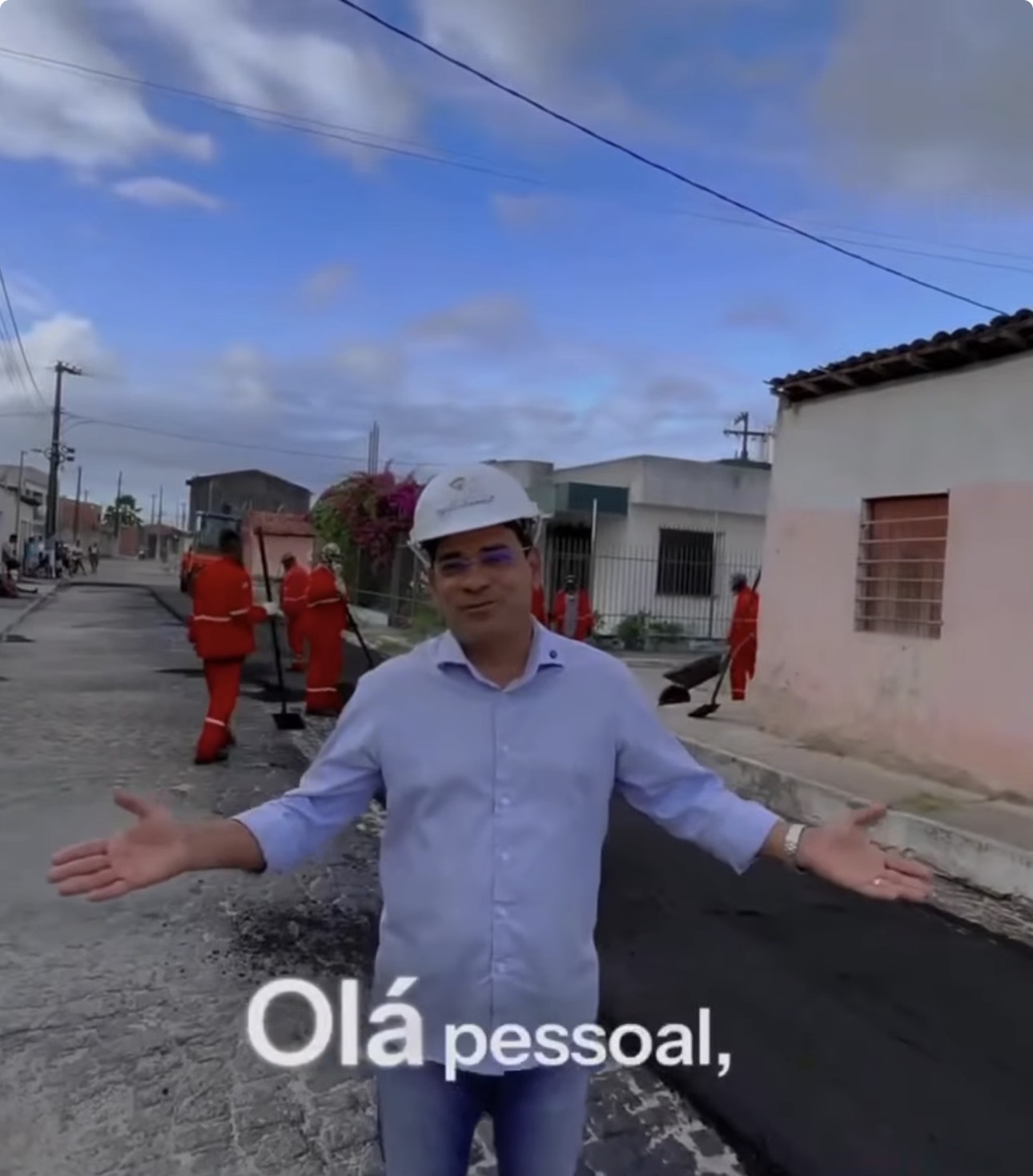 Ilha das Flores inicia 10 km de asfalto para pavimentar o povoado Bolívar