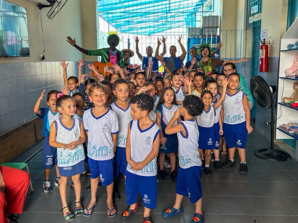 Piquenique Literário leva educação ambiental a alunos de Emei em Aracaju