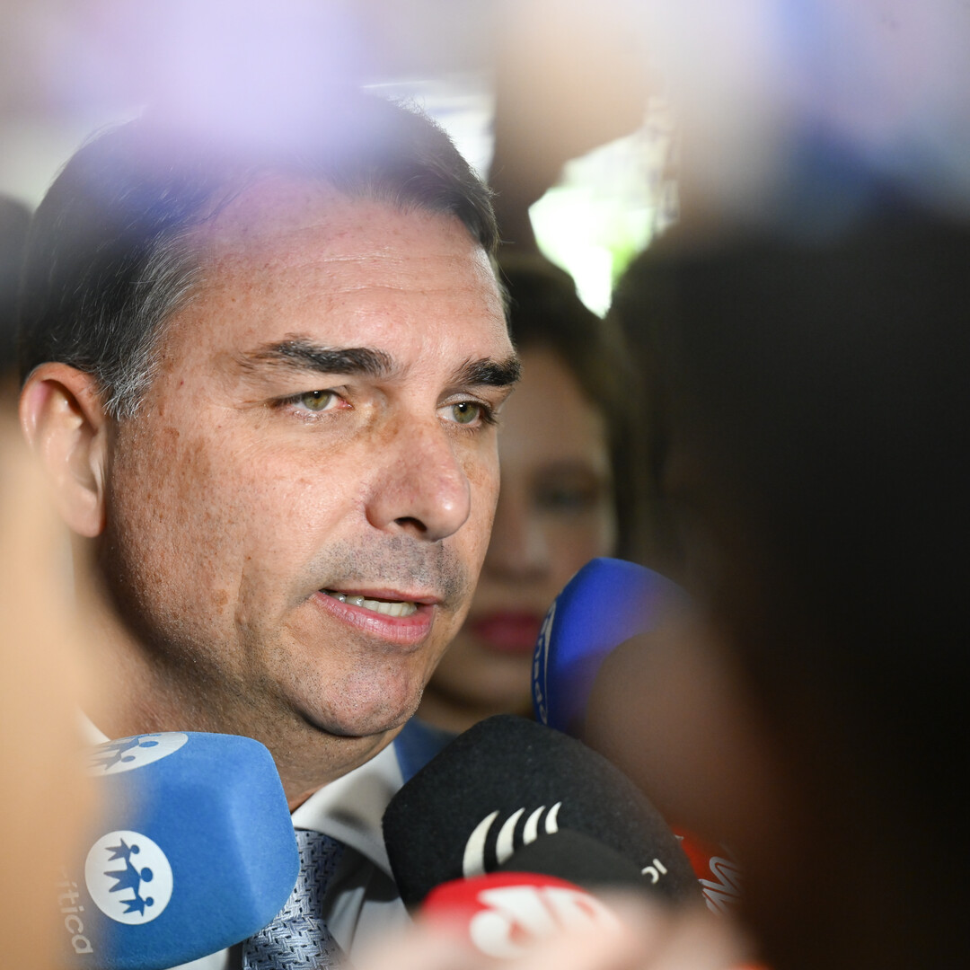 O senador Flávio Bolsonaro (PL-RJ)