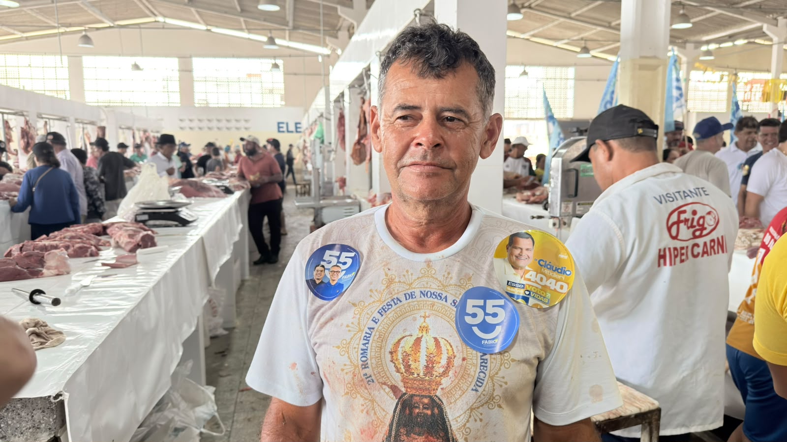 José Aparecido Lima, irmão de José Nivaldo e também feirante