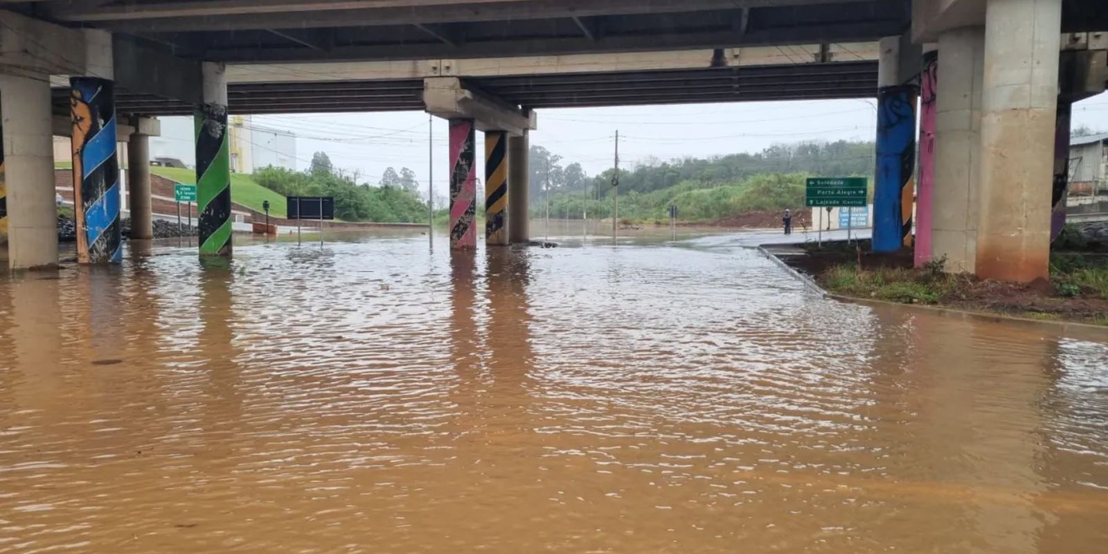 Defesa Civil aciona alerta de inundação no Rio Taquari