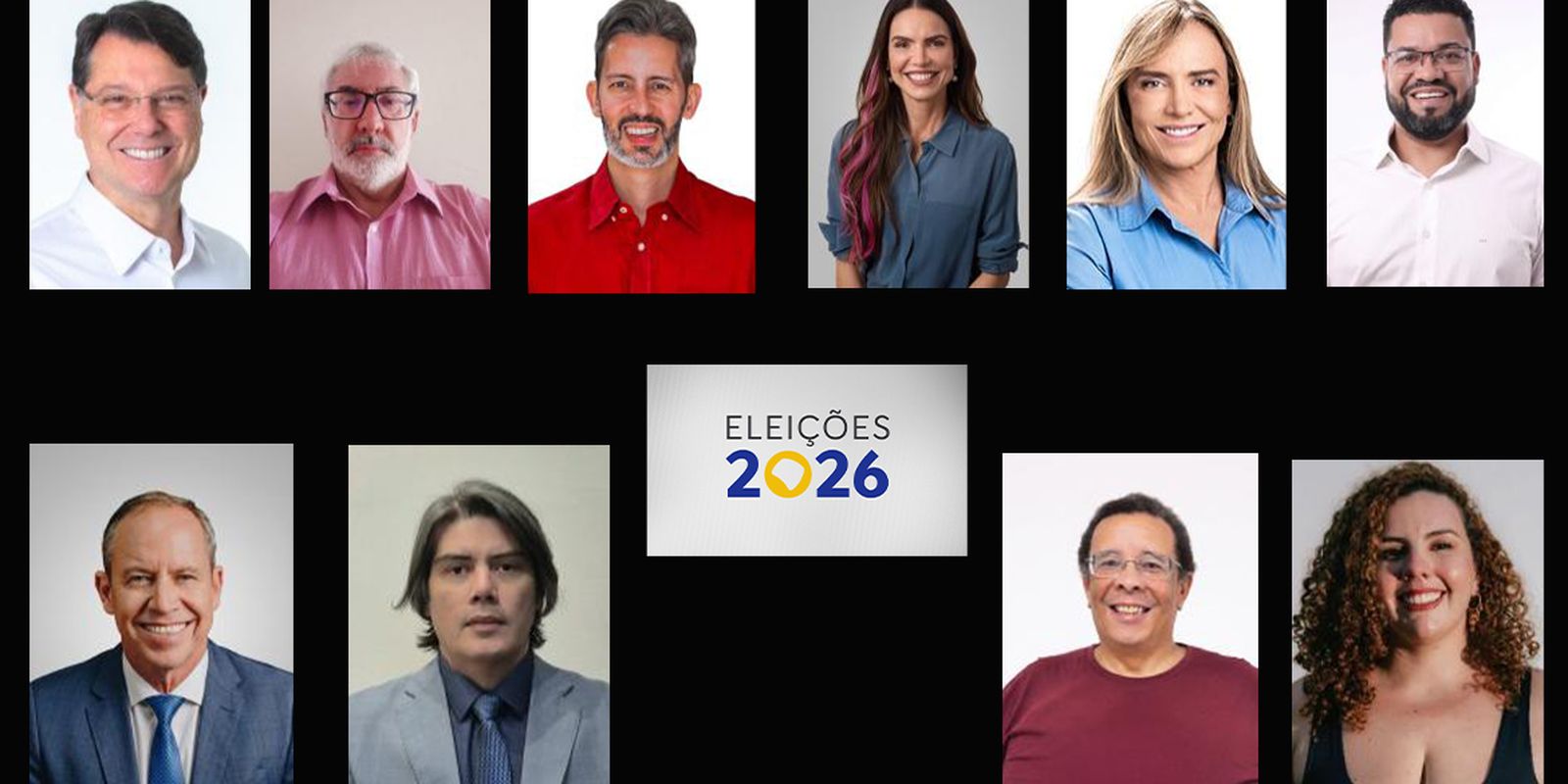 DF confirma 10 candidatos ao governo para 2026