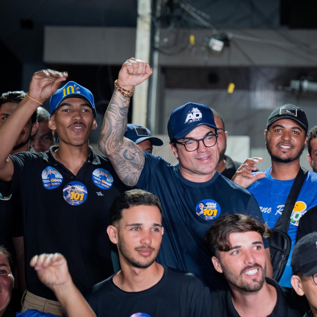 O delegado André David, candidato ao Senado por Sergipe pelo Republicanos