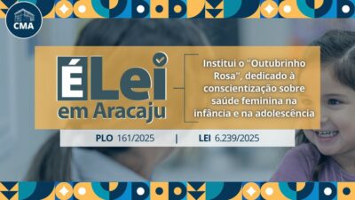 Câmara inclui 'Outubrinho Rosa' no calendário oficial de Aracaju