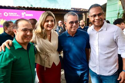 A presidente da Funcap, Stefanie Carla, durante o lançamento da 41ª edição do FASC, em São Cristóvão