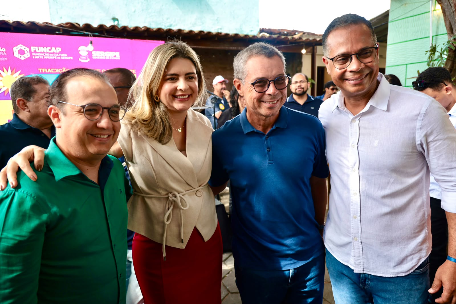 A presidente da Funcap, Stefanie Carla, durante o lançamento da 41ª edição do FASC, em São Cristóvão