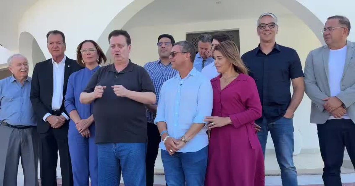 Gilberto Kassab e Fábio Mitidieri durante visita a Sergipe