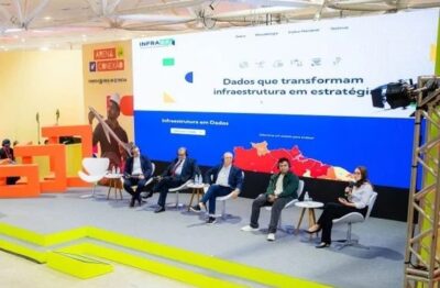 Mesa do painel “Infra-BR: da ideia à construção de um índice nacional de infraestrutura”, na 81ª SOEA