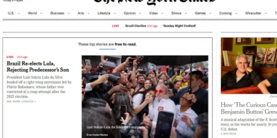 Mídia mundial destaca quarto mandato de Lula e larga vantagem sobre Bolsonaro