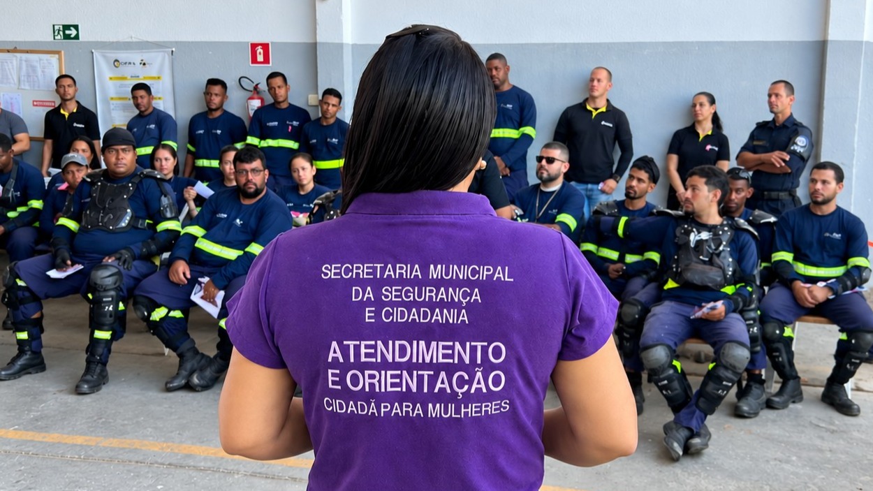 Palestra no Luzia mobiliza homens contra violência à mulher