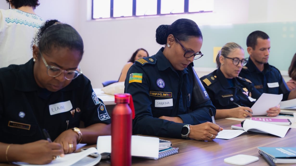 Patrulha Maria da Penha participa de formação sobre acolhimento