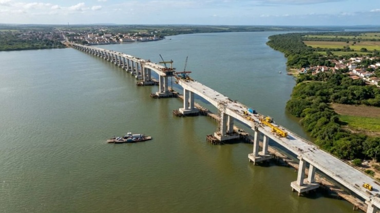Ponte de R$207 mi na BR-349 ligará Sergipe e Alagoas até dez/2026