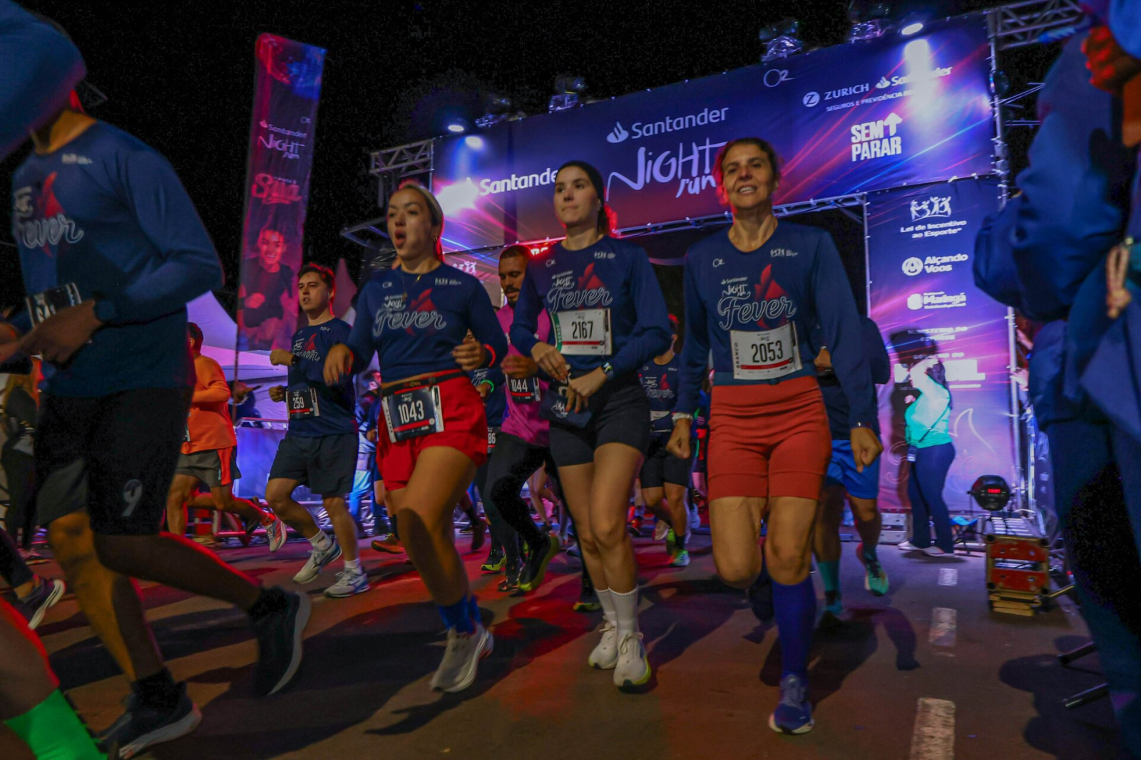 Santander Night Run agita Aracaju com percursos de 5 km e 10 km